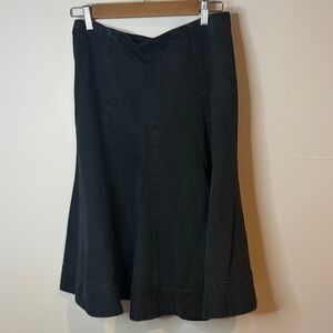 Khaite Black Jean  Women's Skirt